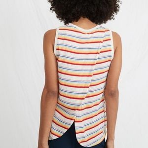 Marine Layer Tulip Back Tank in Multi Stripe
